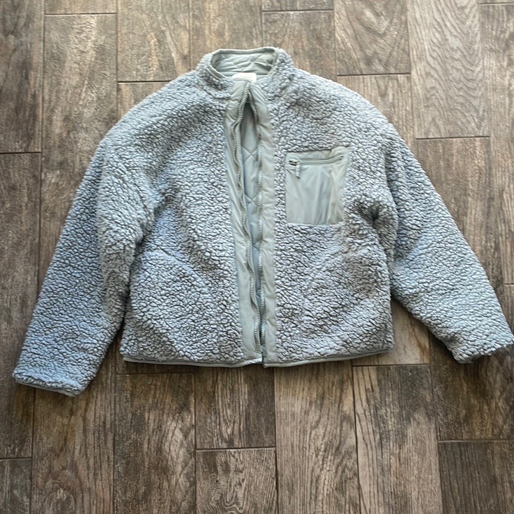 Z Supply Active On the Go Reversible Quilted Sherpa Jacket